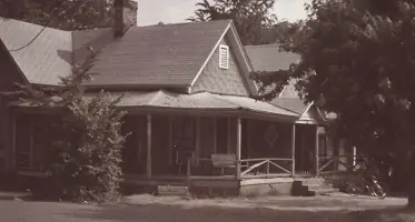 The Caudle family home on Pegram Street, Charlotte, NC, where Jim was born and grew up