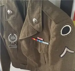US Army Expert Rifle Shooter Medal on Jim's Army jacket
